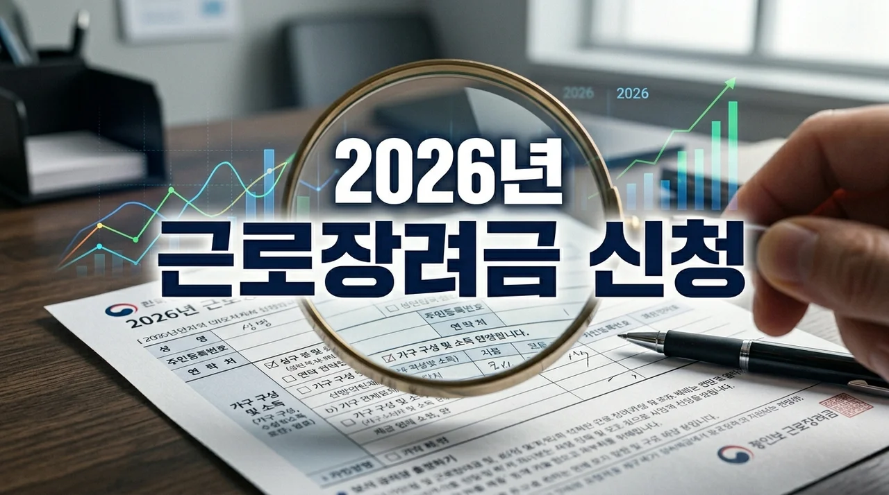 2026년 근로장려금: 신청 자격, 방법, 지급일까지 완벽 가이드