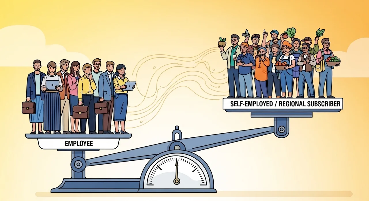 직장가입자와 지역가입자, 누가 더 영향받을까?