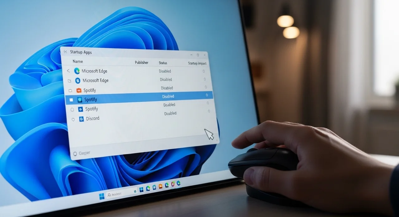 핵심 설정 1: 시작 프로그램 및 백그라운드 앱 관리