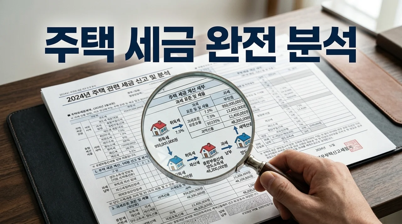 1주택·다주택자 취득세율 및 양도세 비과세 요건, 절세 전략