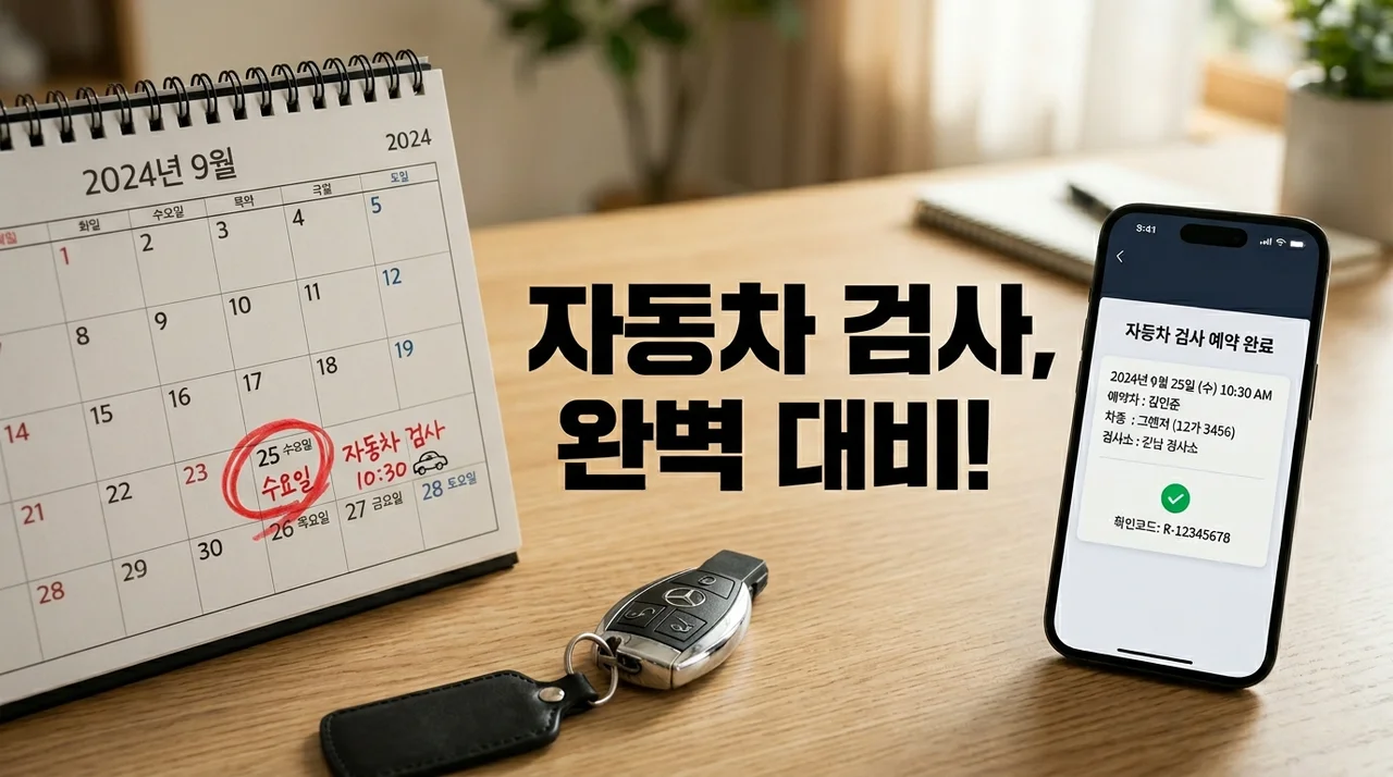 자동차 검사 예약, 유효기간 조회, 과태료 방지 완벽 가이드