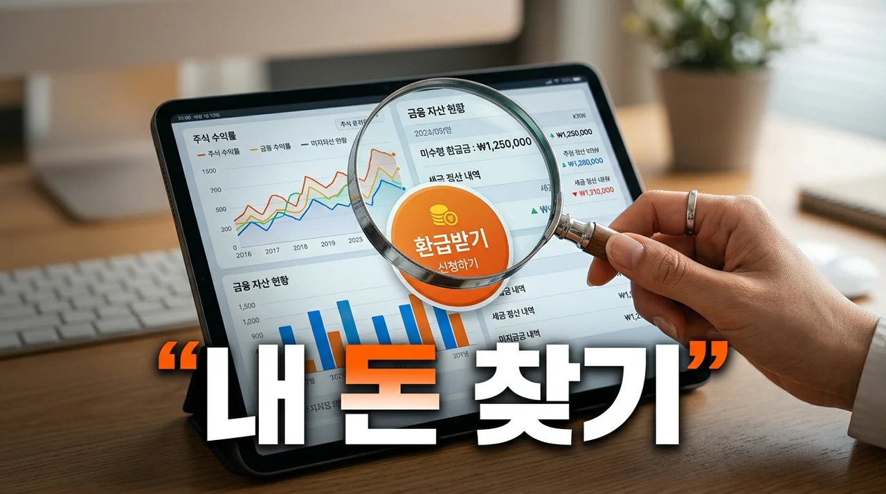 숨은 내 돈 찾기: 지방세·건강보험료 미환급금 조회 및 신청 가이드