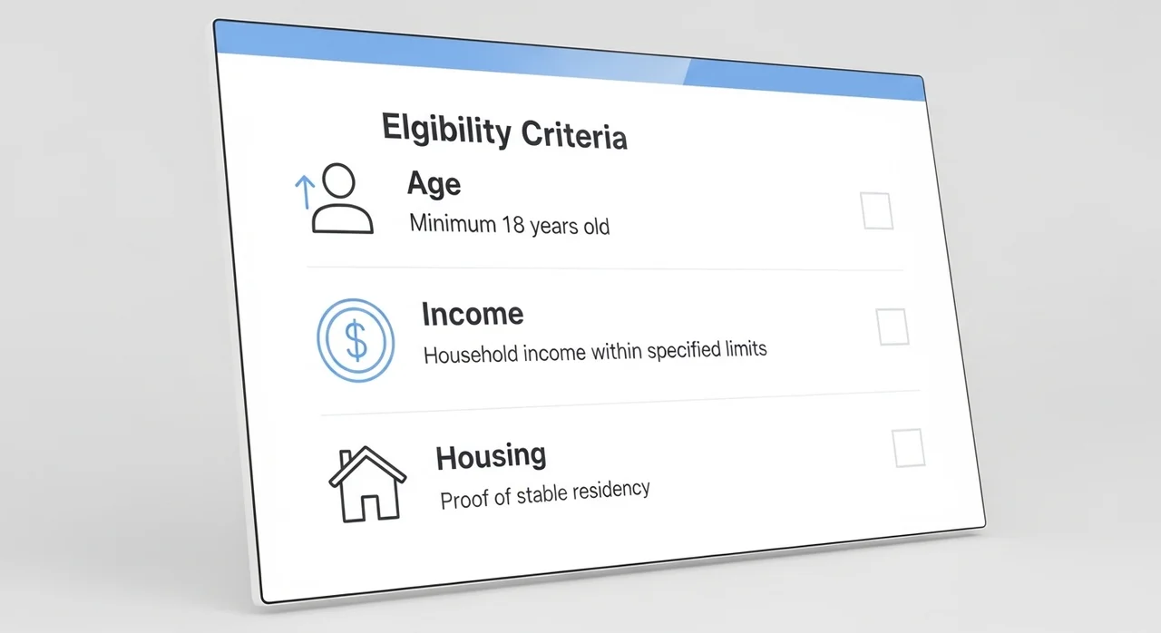 지원 대상 및 자격 요건 (소득 및 재산 기준)