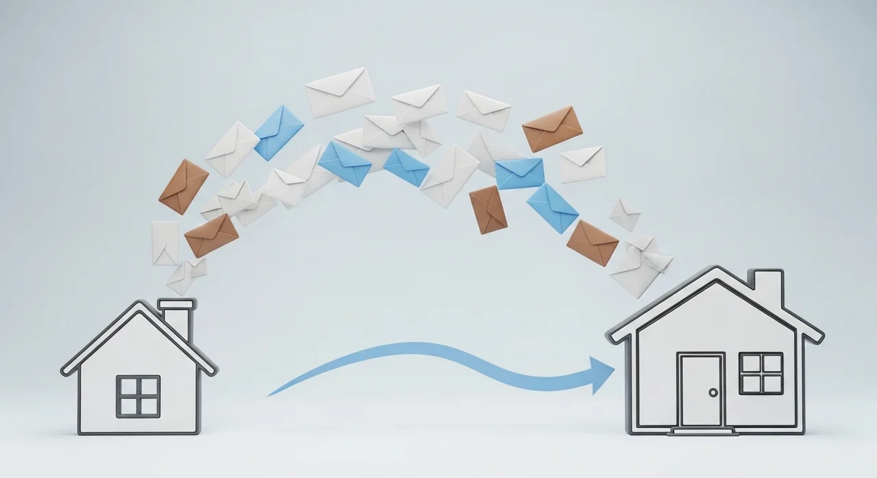 1. 주소 이전 및 우편물 전입지 배달 서비스 신청