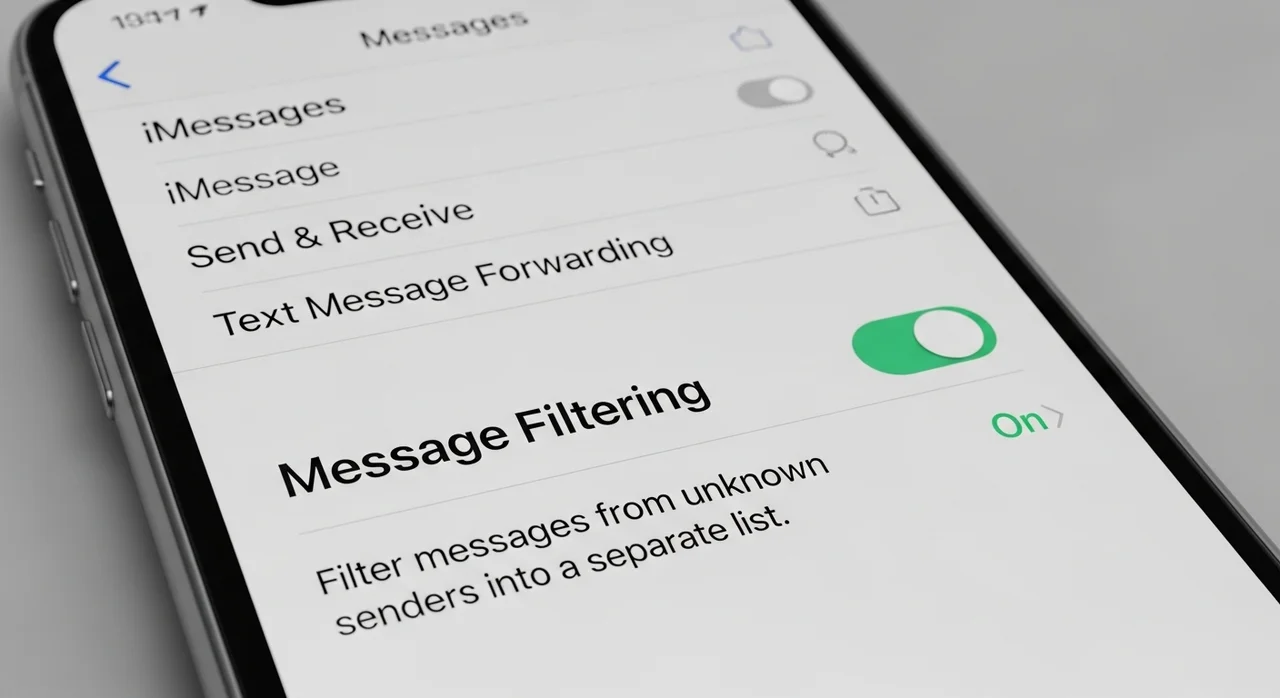 애플 아이폰: 강력한 필터링으로 스팸 제로 도전