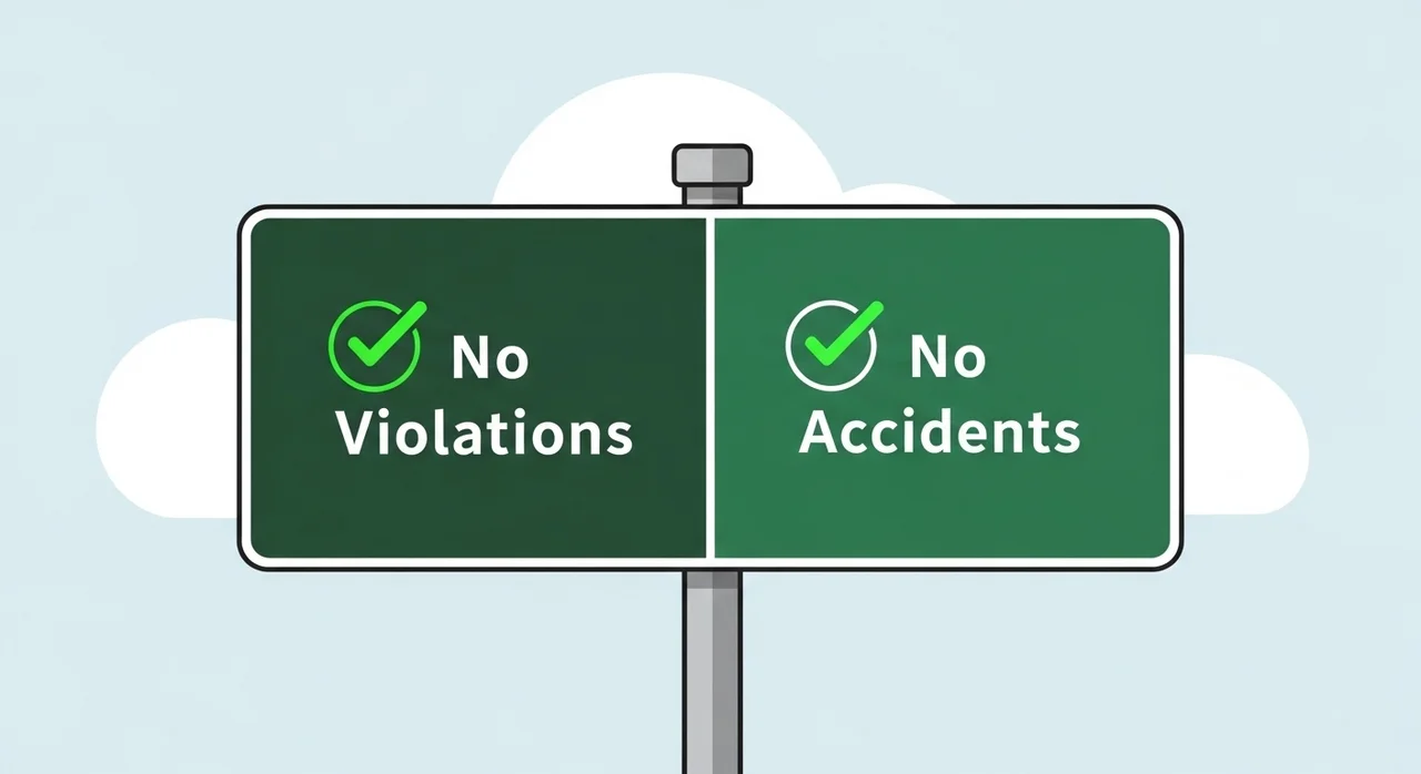 무위반·무사고 서약의 구체적인 기준