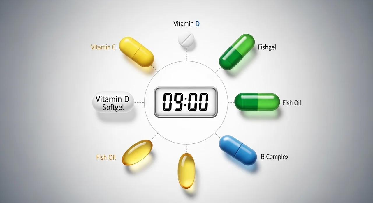 영양제, 왜 복용 시간이 중요할까?