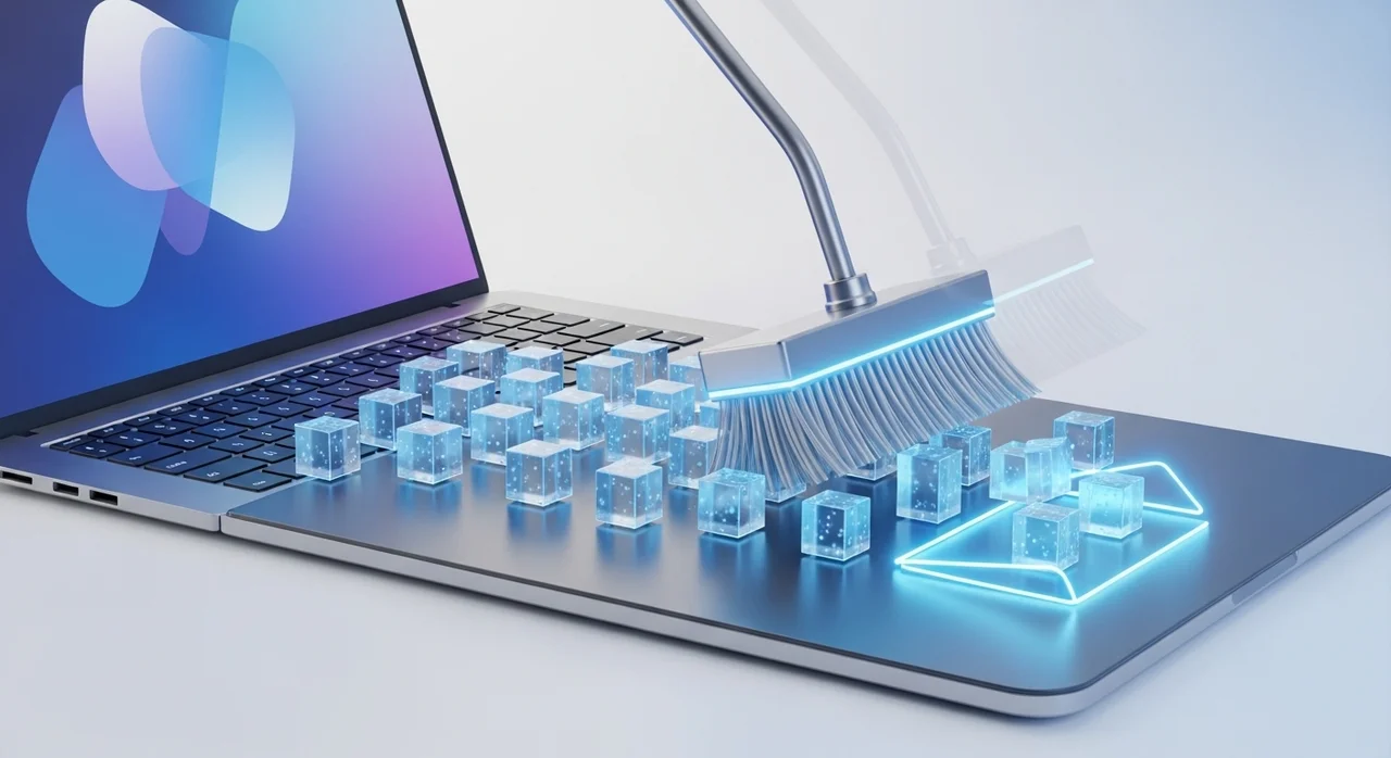 1단계: 인터넷 사용 기록 및 캐시 삭제로 공간 확보