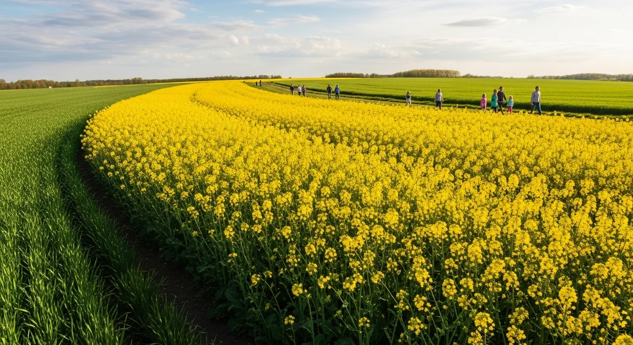 [3위] 안성 팜랜드: 유채꽃과 호밀밭의 향연