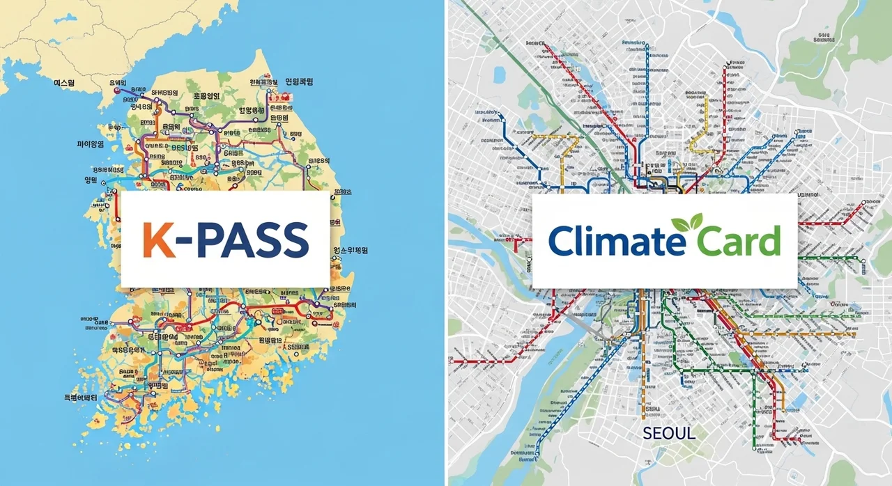 K-패스 2.0 vs 기후동행카드: 당신의 선택은?