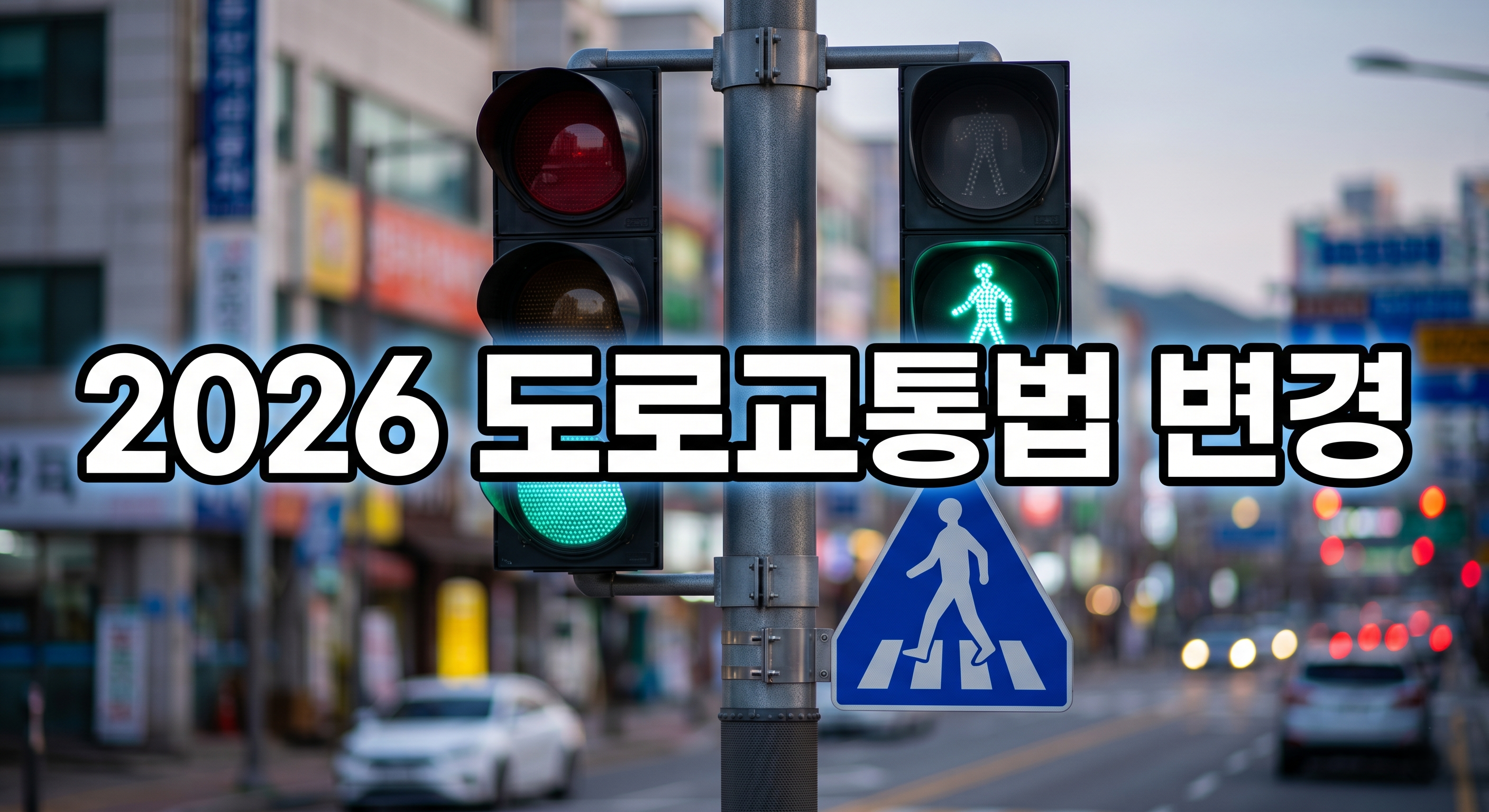 2026년 6월부터 달라지는 도로교통법: 우회전 단속 및 어린이 보호구역 규제 총정리