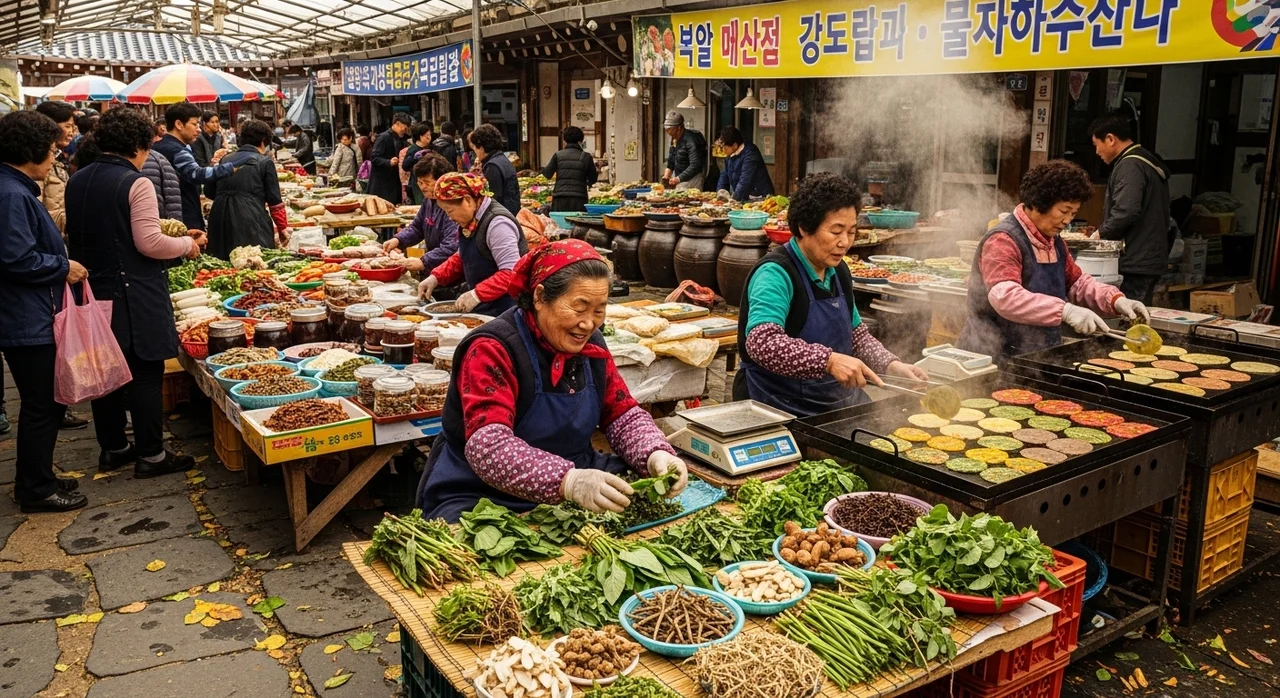 2. 강원도 정선: 5일장에서 만나는 정겨운 강원도의 맛