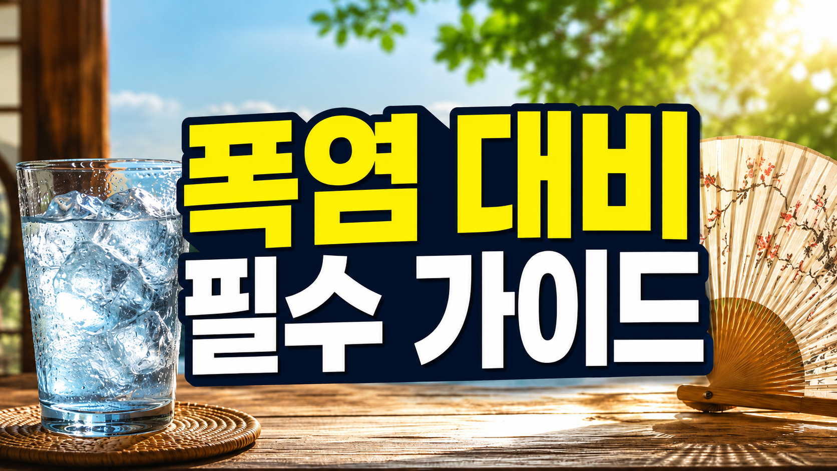 2026년 폭염 대비 고령자 온열질환 예방 수칙 및 증상별 응급처치 가이드