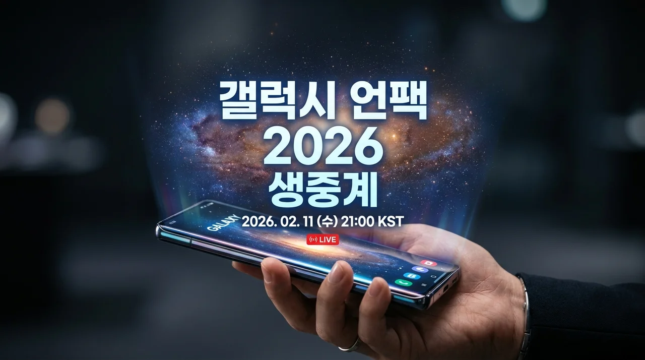 갤럭시 언팩 2026 라이브 시청방법 및 생중계 시간 신제품 총정리