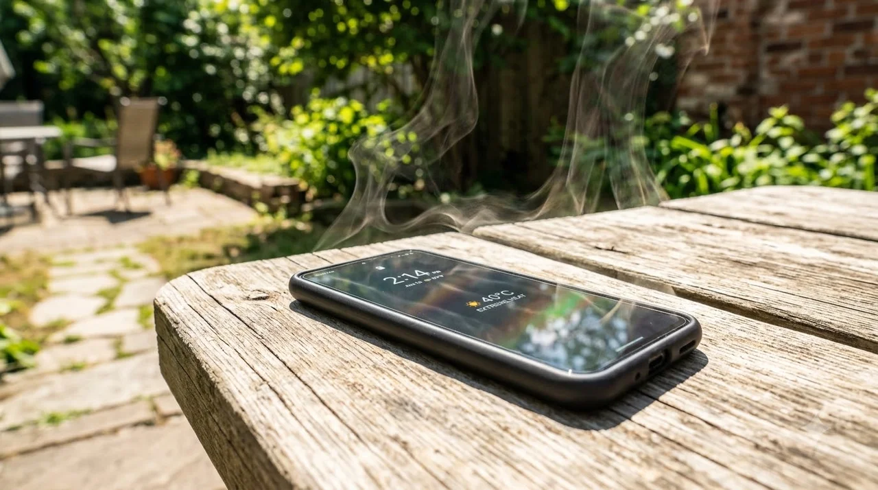 여름철 폭염이 스마트폰 배터리에 미치는 영향