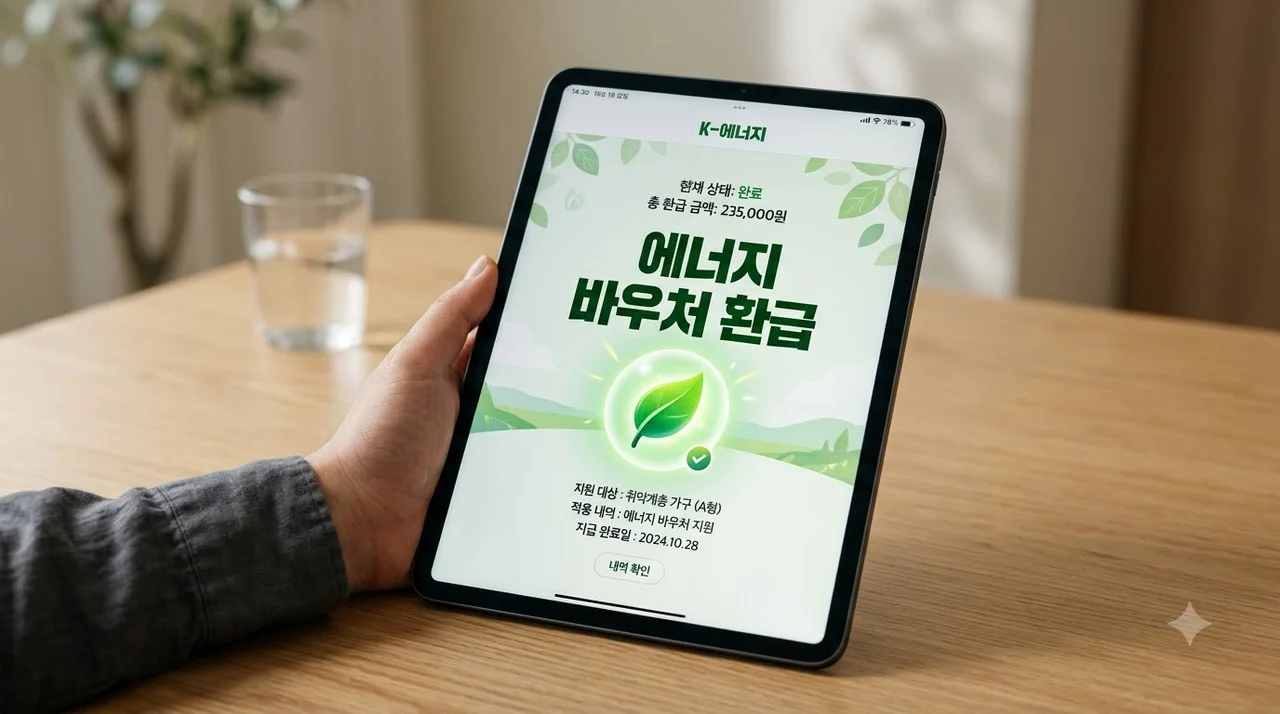 2026년 8월 에너지 바우처 환급 신청 및 전기요금 지원금 잔액 조회 방법