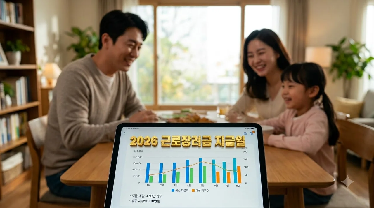 2026 근로장려금 정기분 지급일 확정 및 심사결과 조회법 총정리