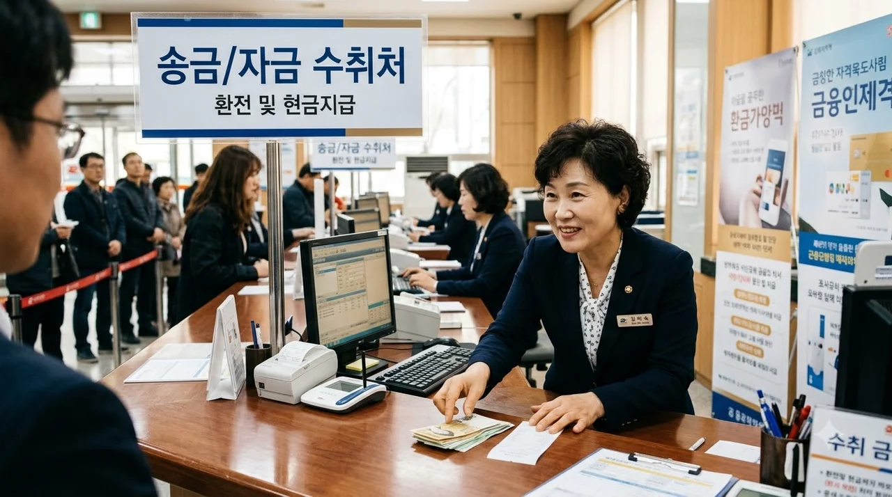 장려금 수령 방법: 계좌 입금 vs 현금 수령