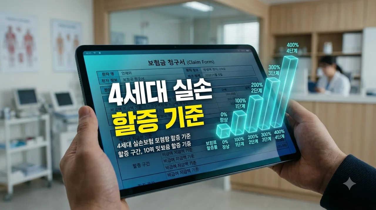 4세대 실손보험 비급여 5단계 할증 기준 및 내역 조회 가이드