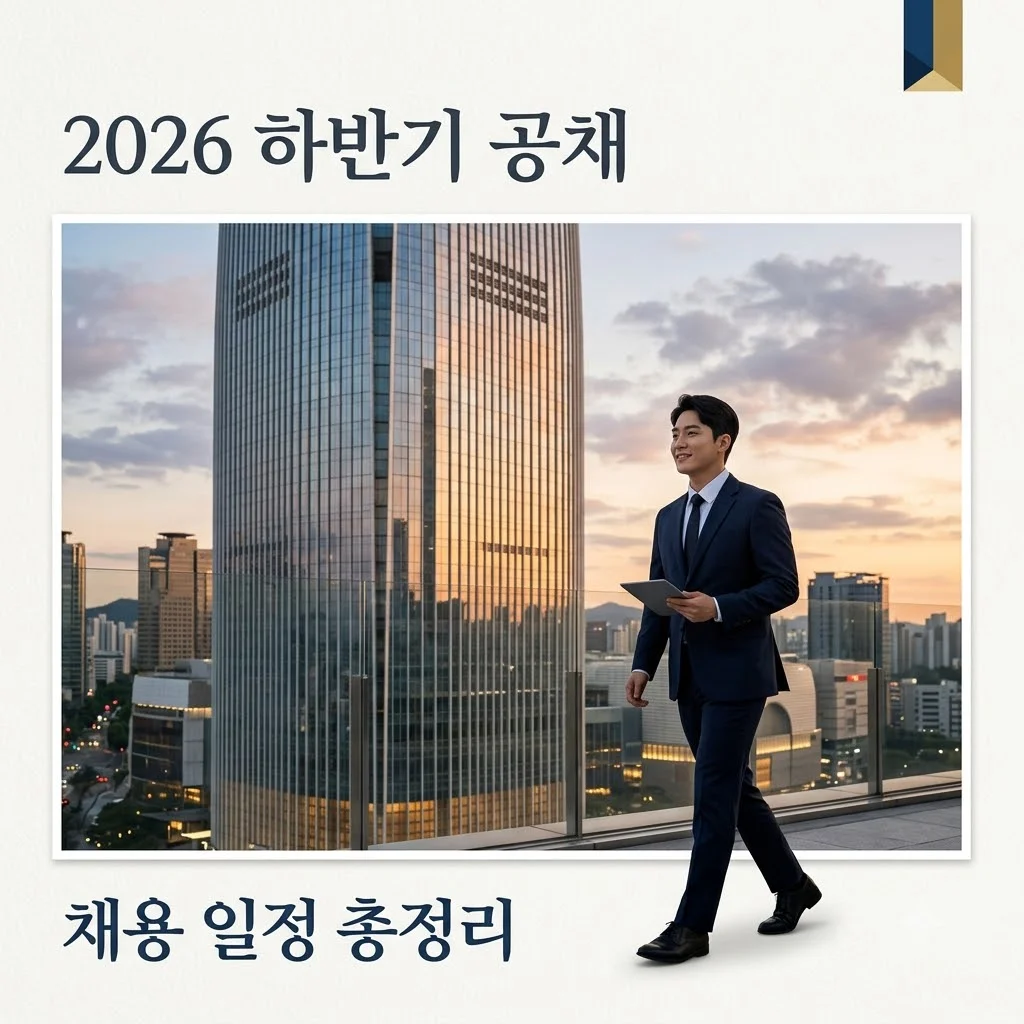 2026 하반기 공채 채용 일정 총정리: 공공기관 대기업 취업 전략
