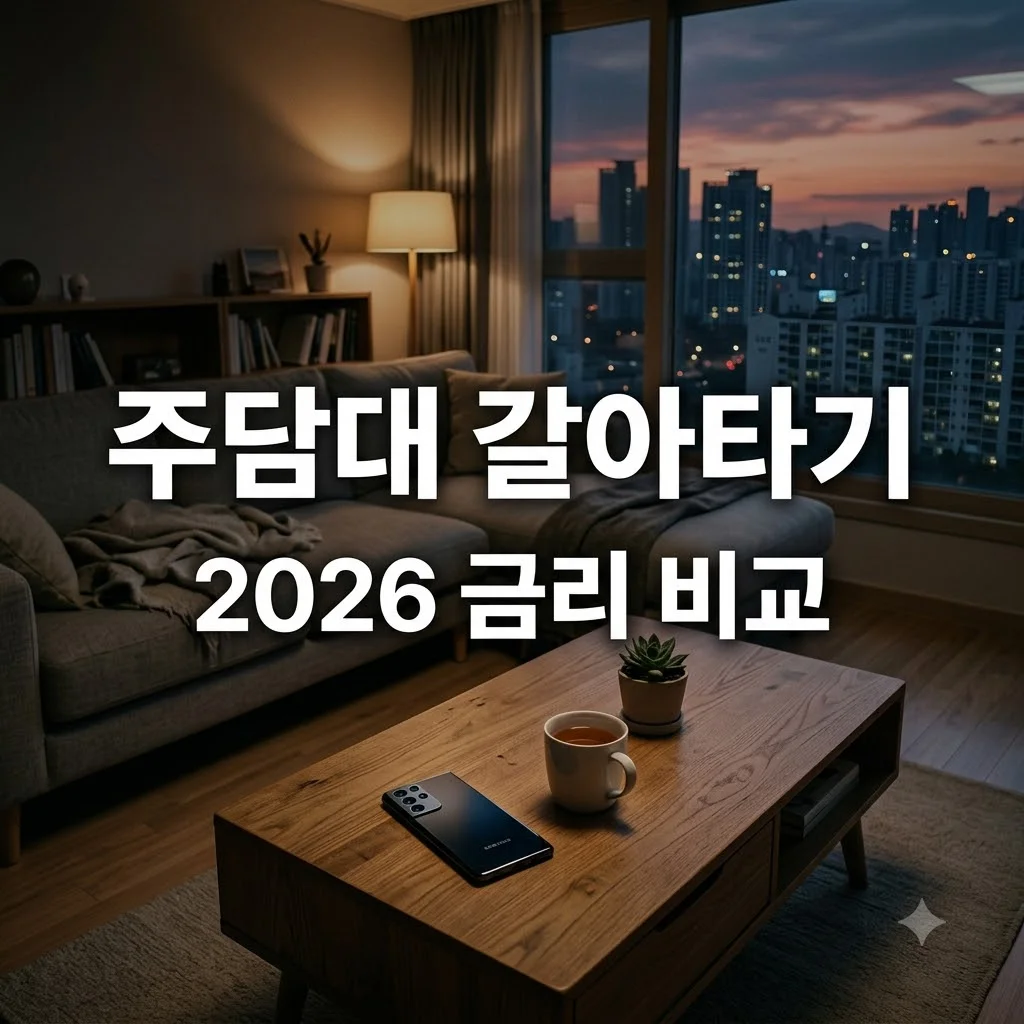 2026 주택담보대출 갈아타기 금리 비교 및 신청 방법 총정리