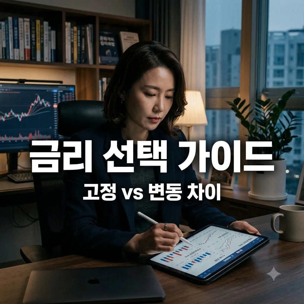 고정금리 vs 변동금리 차이 완벽 비교: 2026년 대출 선택 가이드