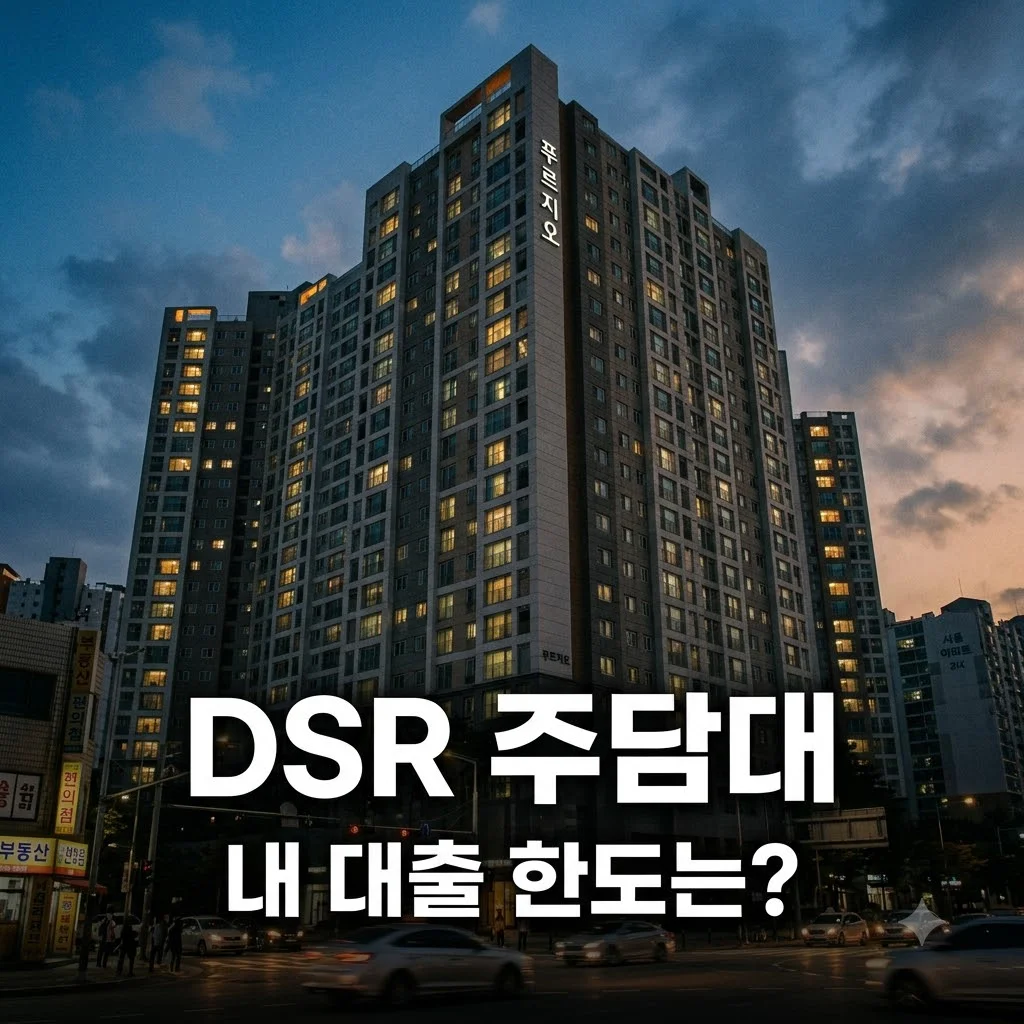 DSR이란? 주담대 한도 계산법 및 스트레스 DSR 최신 가이드