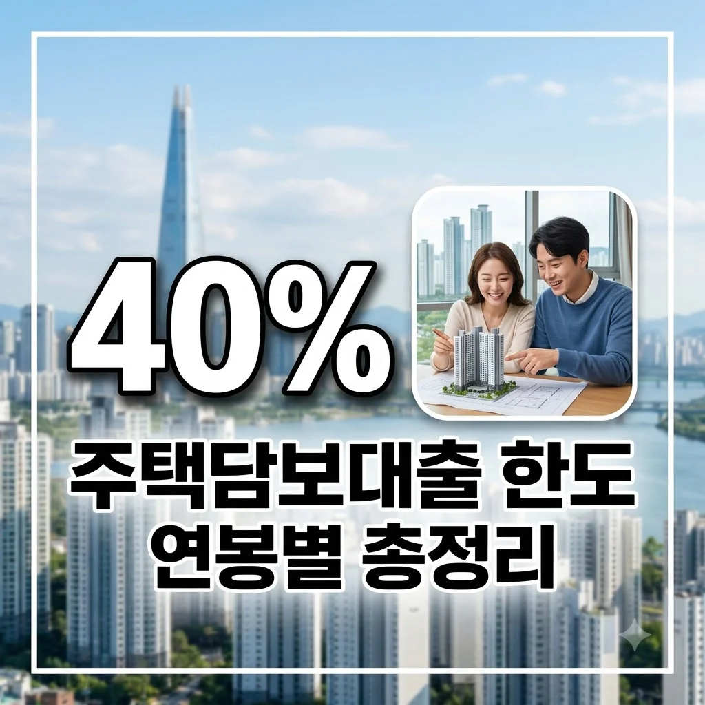 연봉별 주택담보대출 한도 계산 2026년 최신 가이드 (DSR LTV 정리)