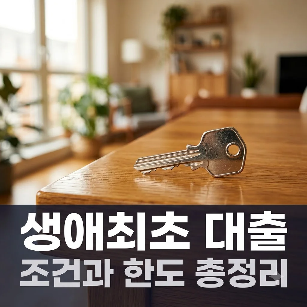 생애최초 주택구입 대출 조건 및 한도 금리 총정리 (2026년 기준)