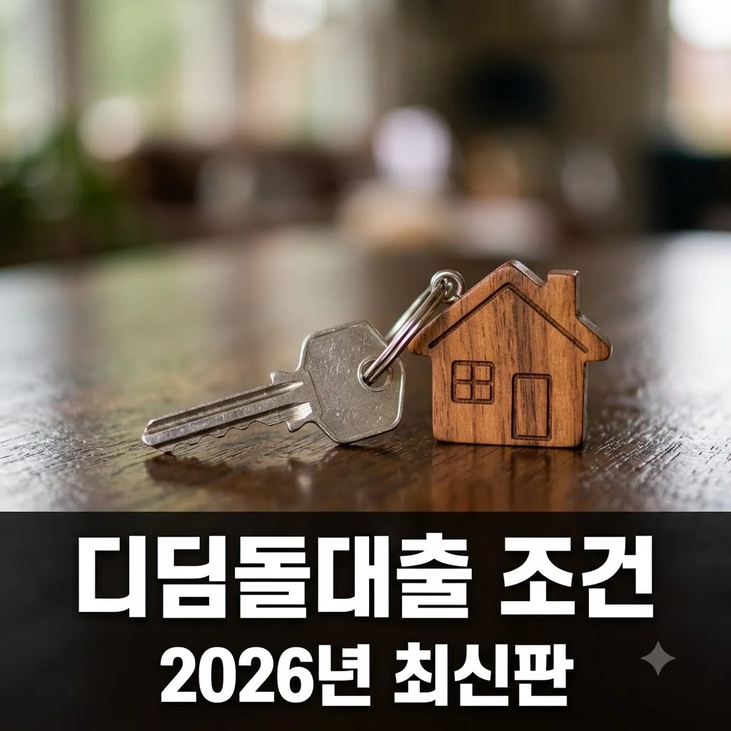 2026 디딤돌대출 조건 총정리: 소득 자격부터 금리 혜택까지 완벽 가이드