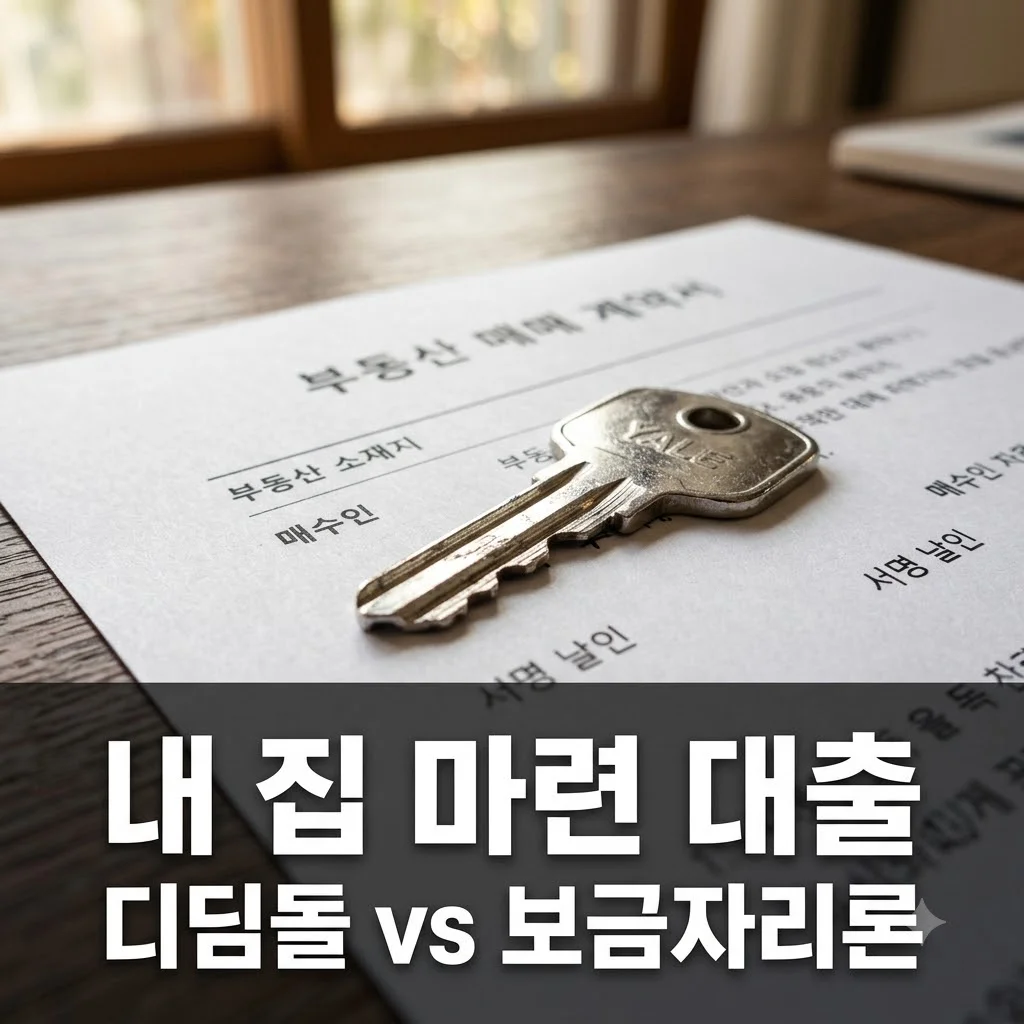 보금자리론과 디딤돌대출 차이 완벽 비교! 내 집 마련 최적의 선택은?