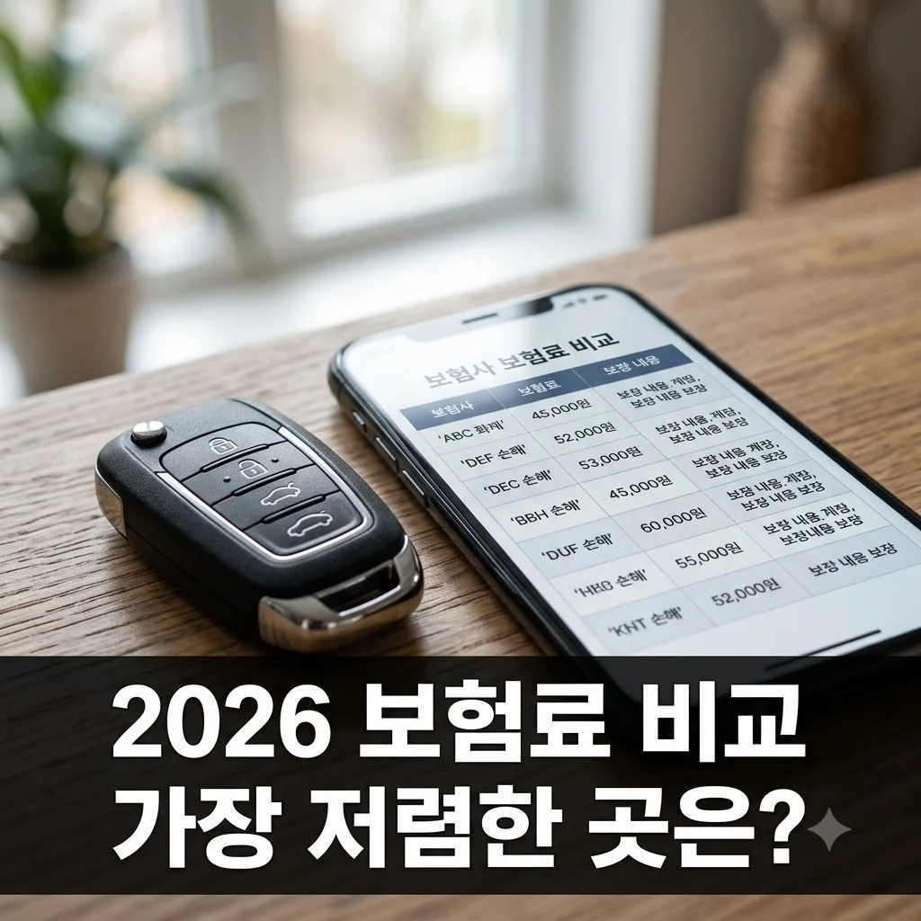 2026 자동차보험 다이렉트 비교 및 보험료 30% 절약하는 꿀팁