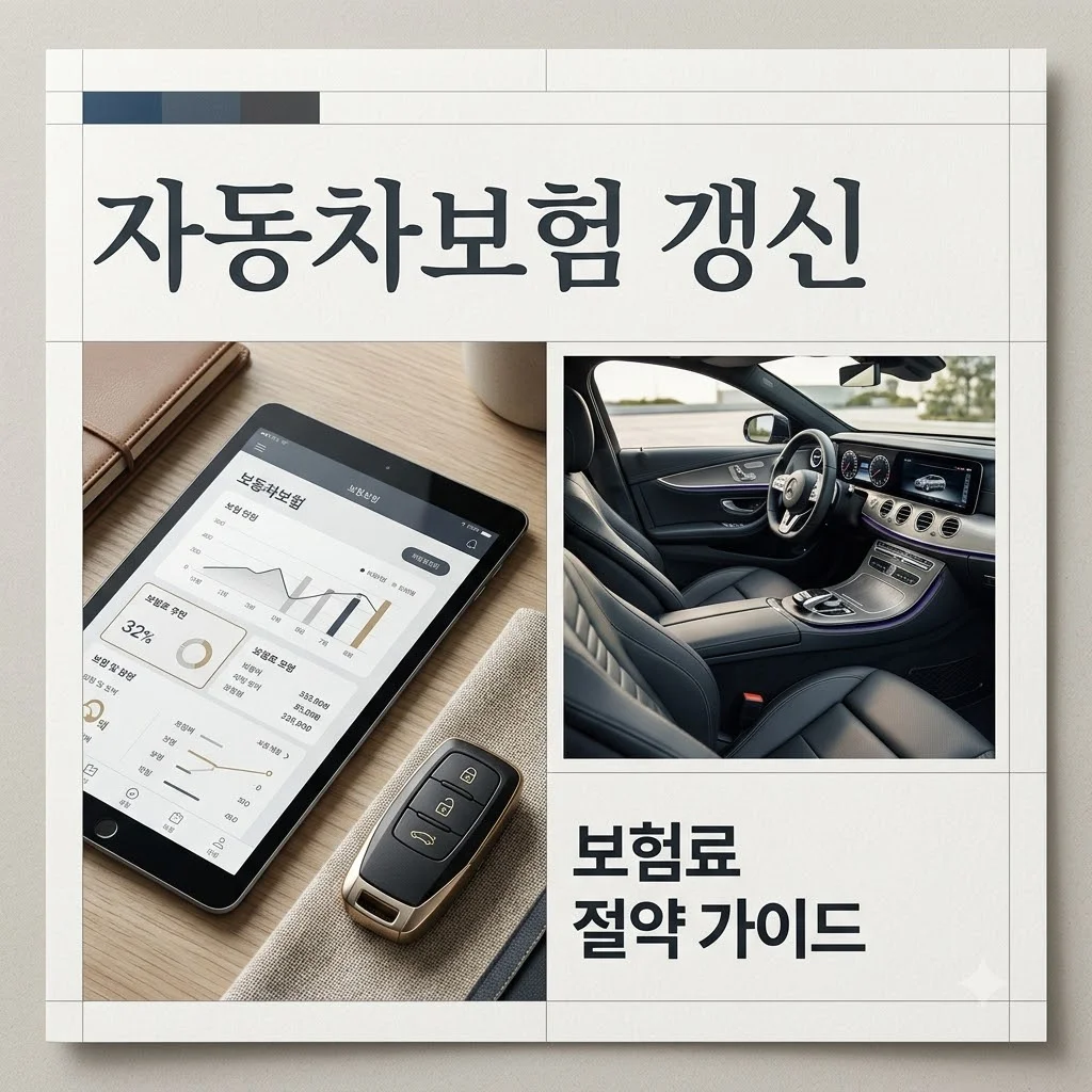 자동차보험 갱신 전 확인사항 | 보험료 20% 아끼는 필수 체크리스트