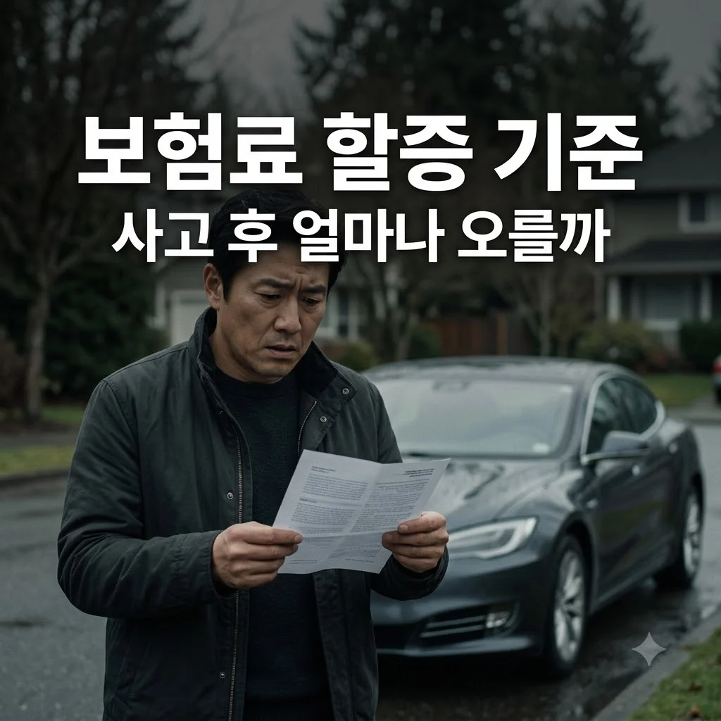 자동차보험료 할증 기준 사고 후 200만원 넘으면 얼마나 오를까?