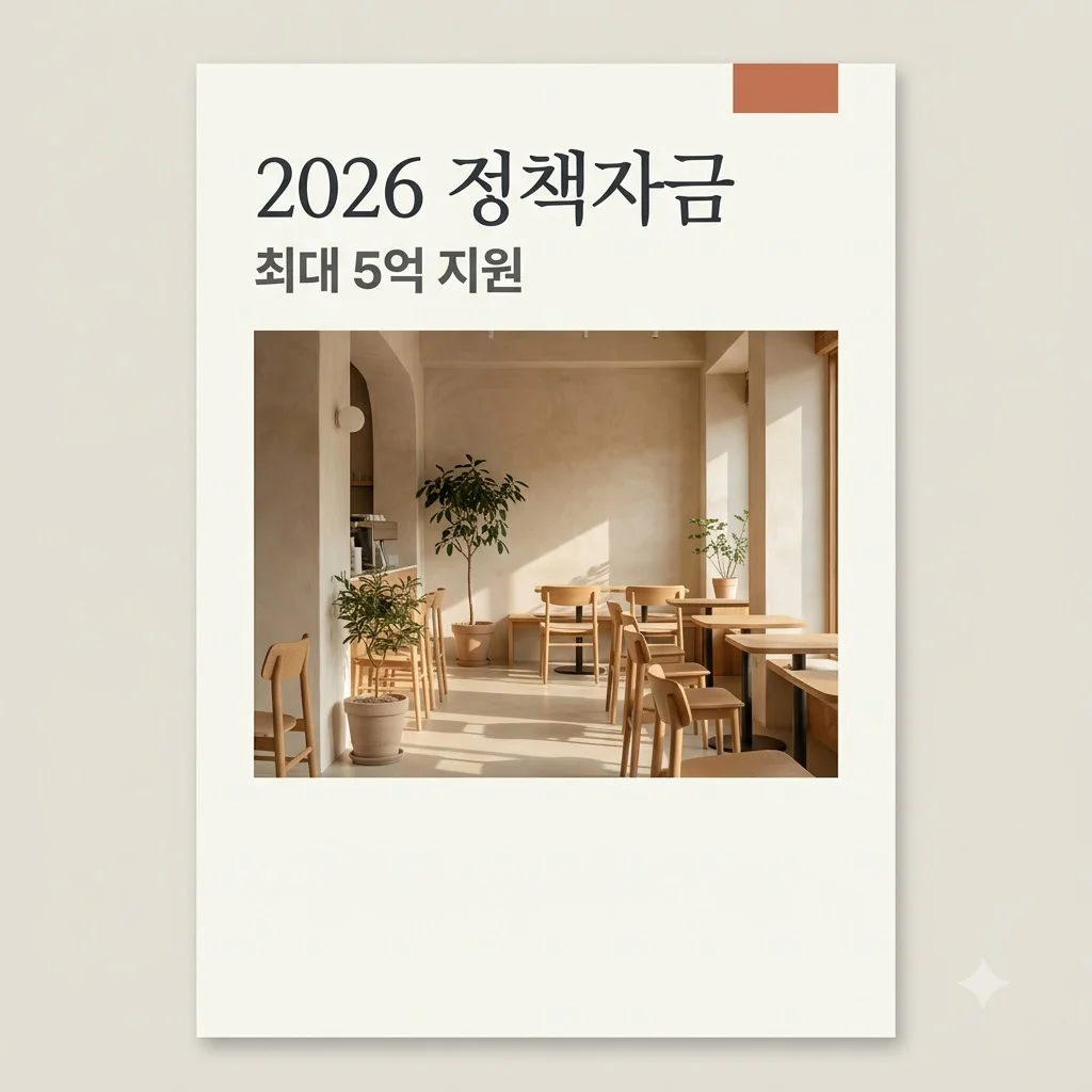 2026 소상공인 정책자금 신청 방법 및 자격 조건 총정리 (최대 5억원)