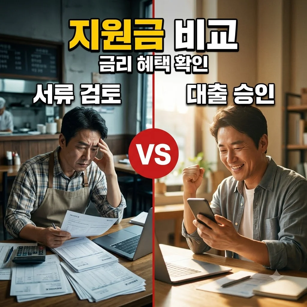 개인사업자 대출 정부지원 상품 비교! 나에게 맞는 최적의 선택