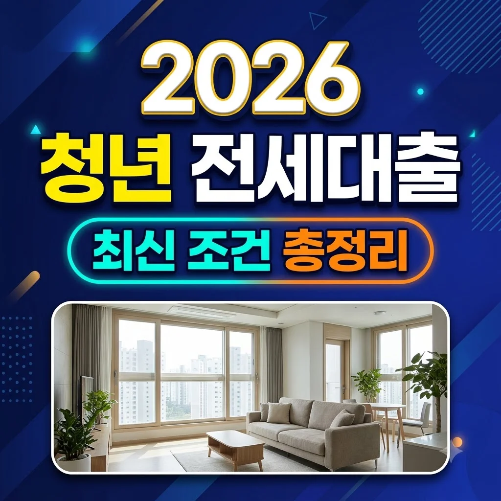 2026 청년 전세대출 조건 총정리: 금리 한도 신청방법 완벽 가이드