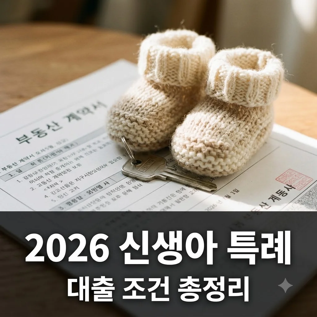 2026 신생아 특례대출 조건 완화 총정리: 소득 2.5억까지 확대
